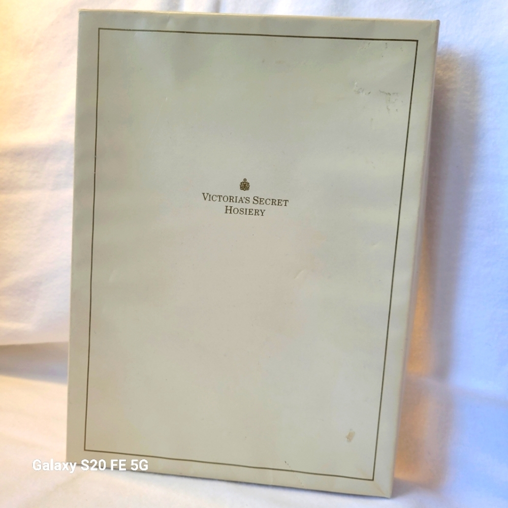 Victoria's Secret Vintage NOS Stockings Black